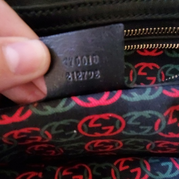 AUTHENTIC GUCCI LEATHER SATCHEL - Picture 7 of 7